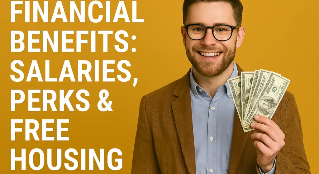 Financial Benefits: Salaries, Perks & Free Housing