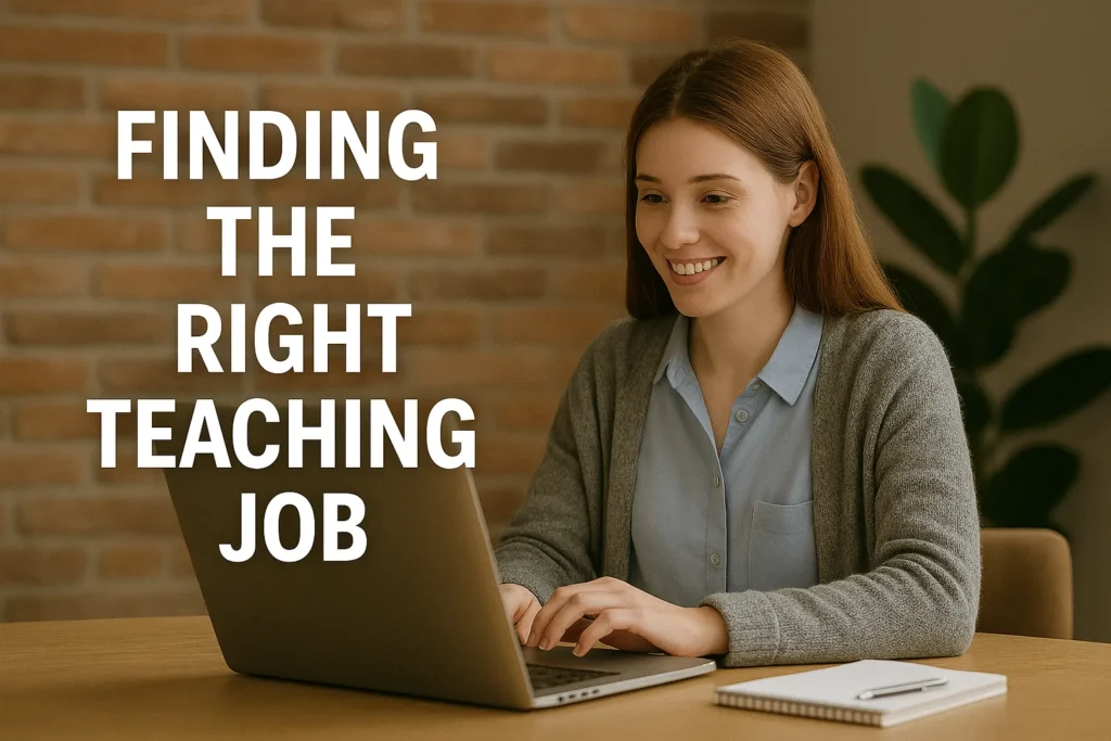 Finding the Right Teaching Job