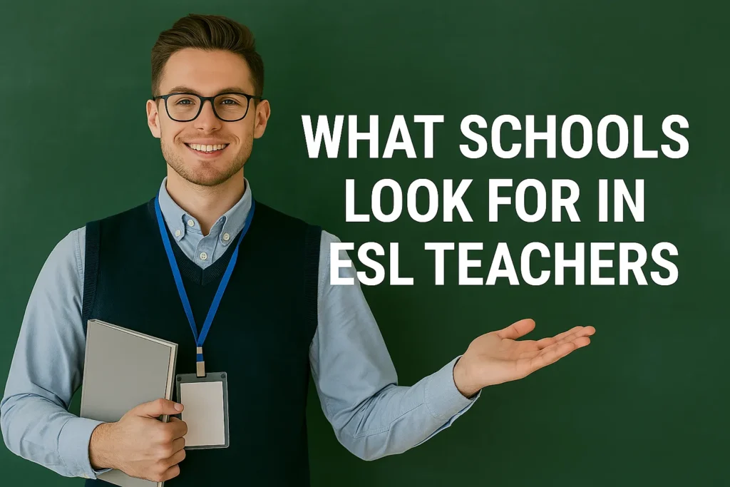 What Schools Look for in ESL Teachers