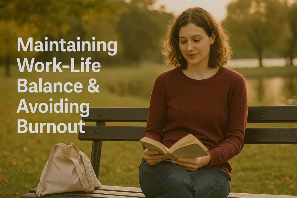 Maintaining Work-Life Balance & Avoiding Burnout