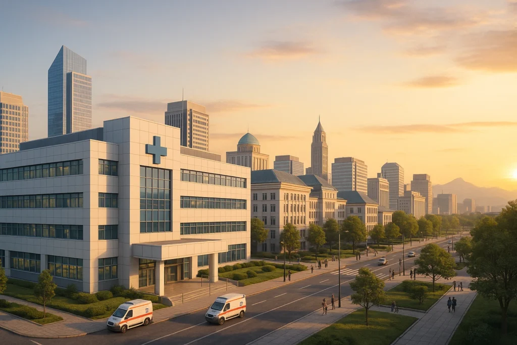 international hospital skyline