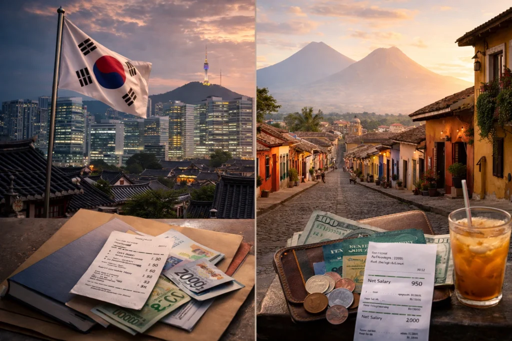 Difference in currency and culture